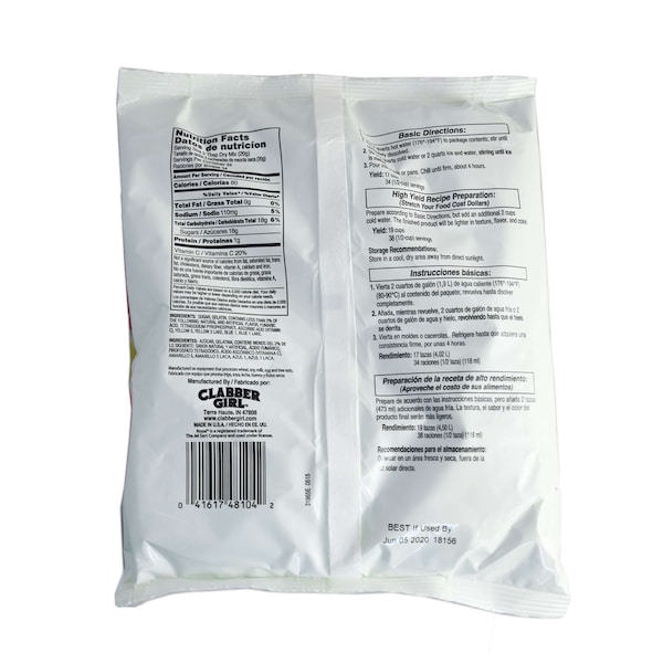 Royal Royal Lime Gelatin Mix 24 oz., PK12 48104 - main